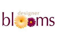 designer blooms ~ flower shop logo design