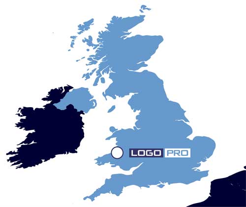 Location of LogoPro - Professional Logo Designers UK