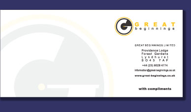 Business Develpoment Logo/Compliment Slip