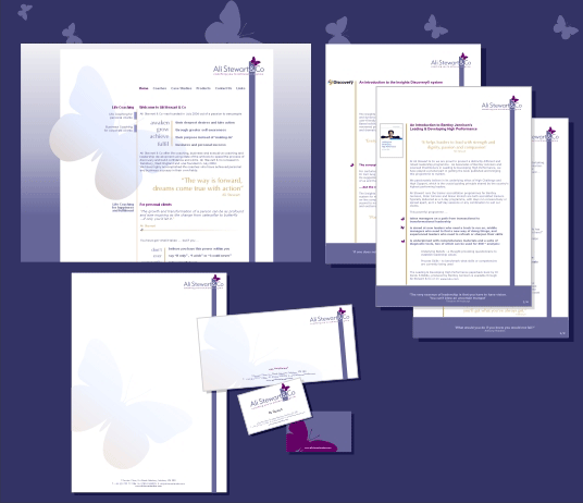 Web Design, Downloadable Fact Sheet & Stationery Design