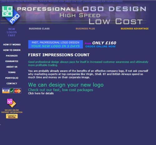 Snapshot of Logopro in 2001